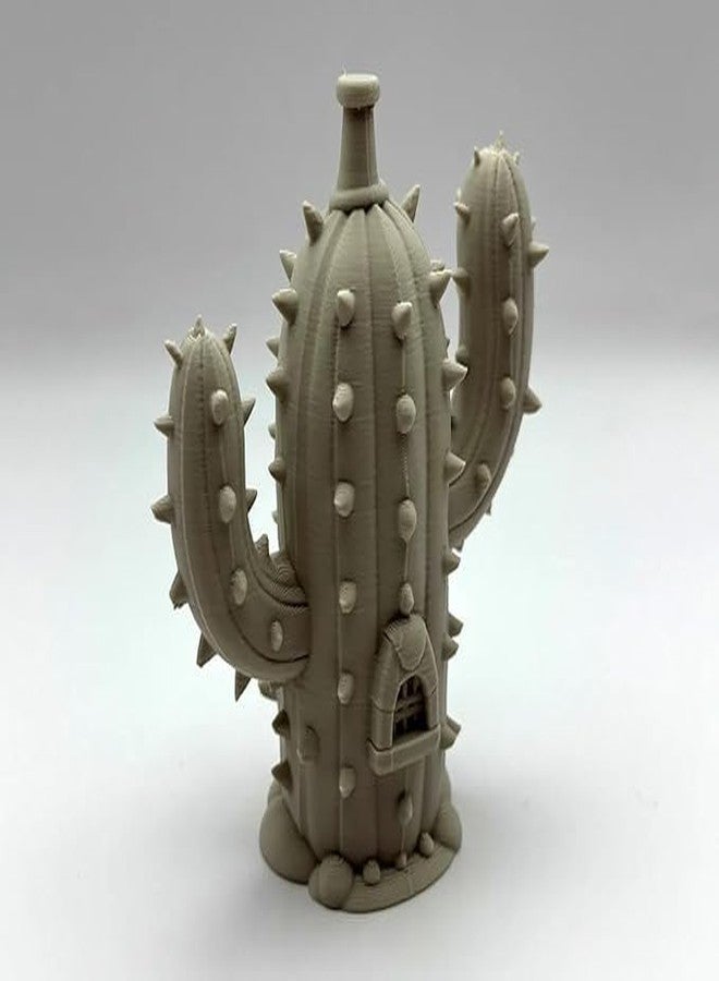 3D CRAFT Cactus Fairy House - Whimsical Miniature Desert Home | Fairy Garden, Terrarium Decor & Magical Collectible - Image 4